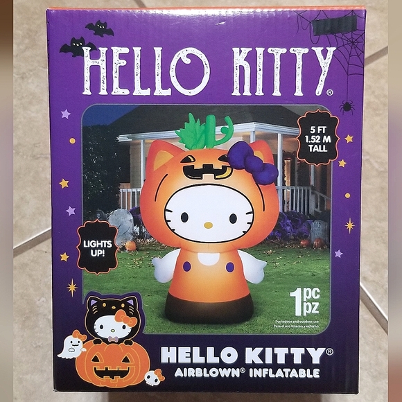 Sanrio | Holiday | Sanrio Hello Kitty Halloween 5 Ft Airblown ...